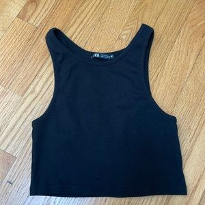 Zara black tank top